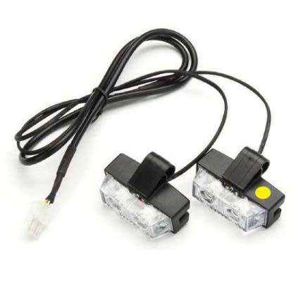 8PC Grill Strobe White