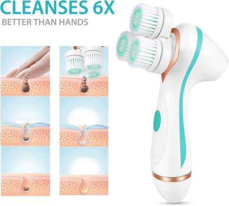 Cnaier Facial Cleansing Brush Kit