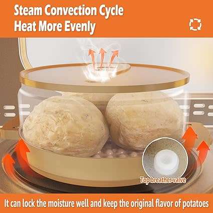 Delicious Potatoes Microwave Pot Cooker