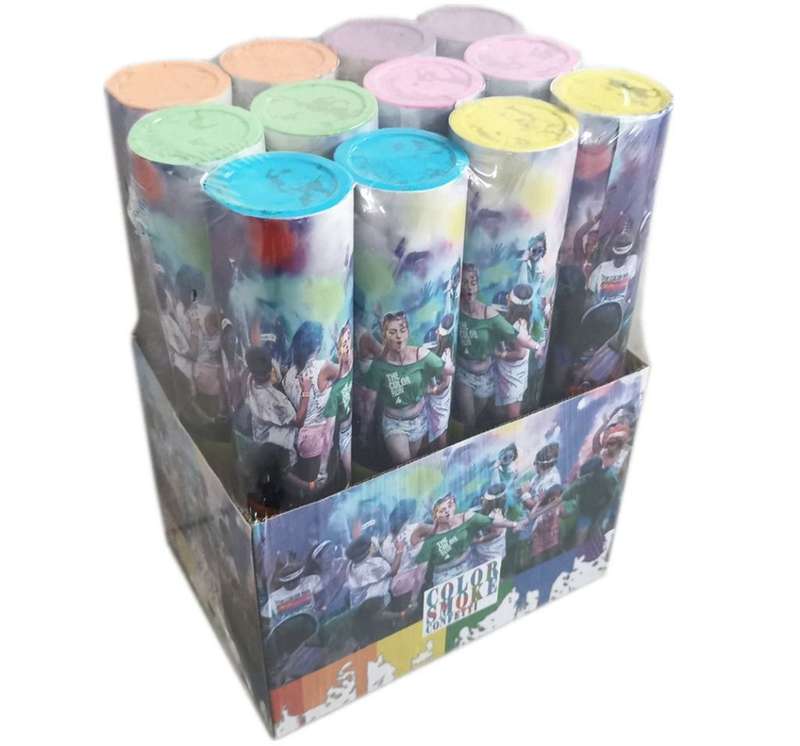 Single Confetti Colour Smoke
