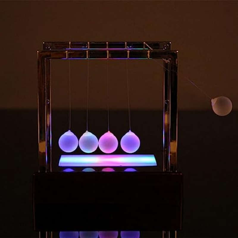 Light Up Newton`s Cradle Pendulum Balls