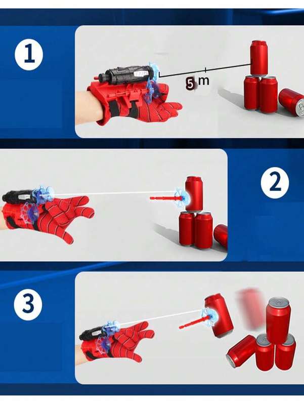 Spiderman Sticky dart blaster glove
