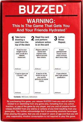 Buzzed Adult Card Game