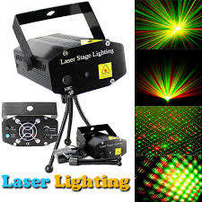 Mini LASER STAGE LIGHT - with Sound Control -Green Red Laser Stage Lighting