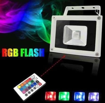 10W RGB SLIM FLOODLIGHT WITH REMOTE