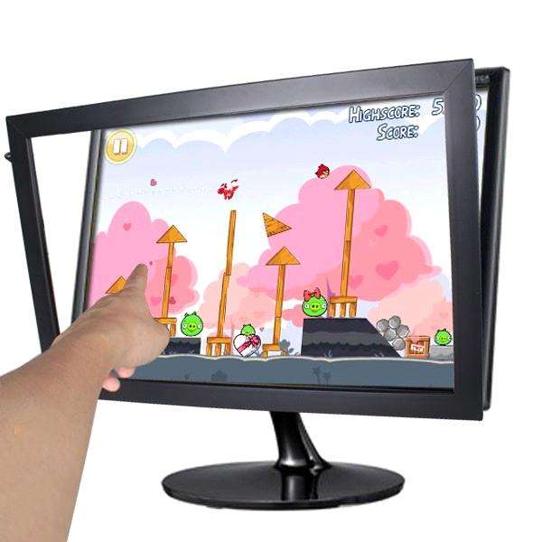 IR Touch Screen Touch Screen Panel with glass USB Powered 18"