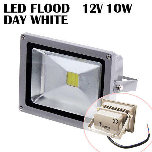 Dc 12v 10w Led Floodlight Garden Lamp Waterproof Light Cool White
