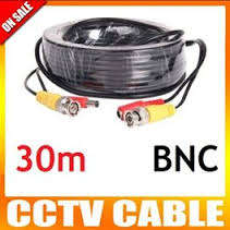30M CCTV CABLE - RCA/BNC WITH POWER