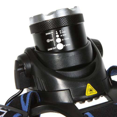 T6 KREE HEADLIGHT - SUPER BRIGHT - ZOOM - RECHARGEABLE
