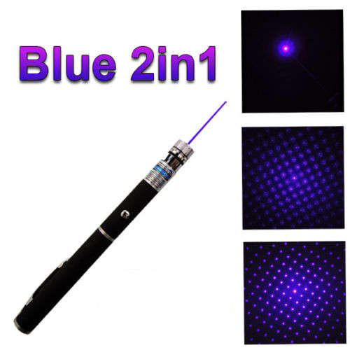 2in1  Blue Violet  Laser Pointer Pen