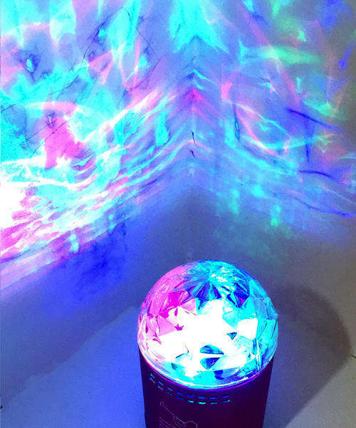 PORTABLE MINI FLASHING LIGHT MUSIC SPEAKER