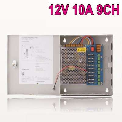 12V 10A  CHANNEL POWER SUPPLY BOX