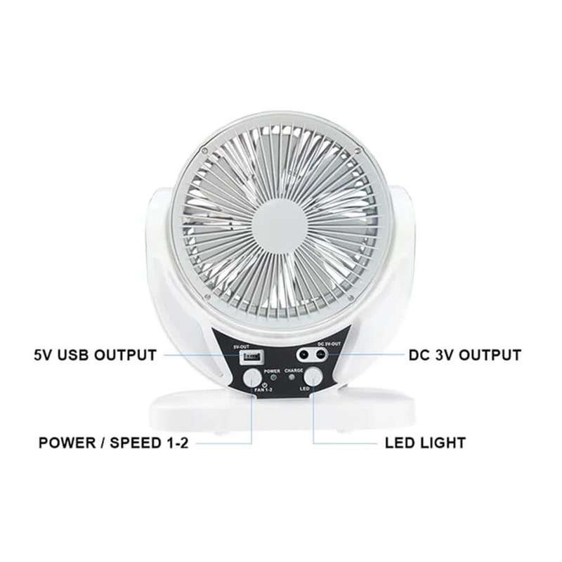 Solar Fan With Light