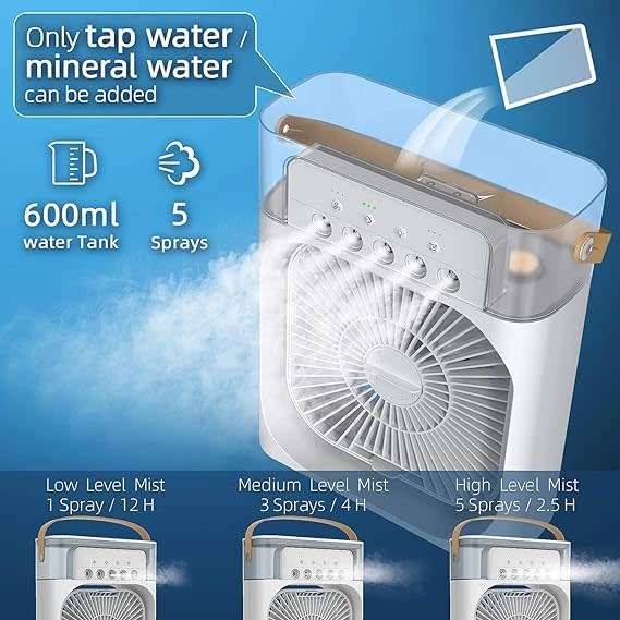 Table Misting Cooling Fan
