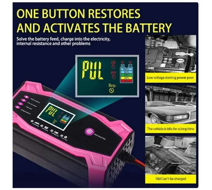 12V/24V Intelligent Pulse Repair Charger