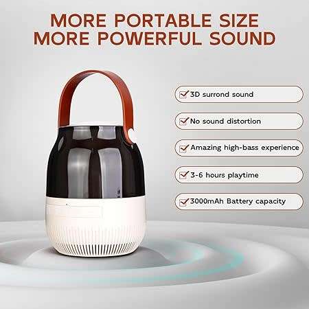 RGB Bluetooth Speaker With karaoke Mics