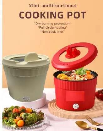 Portable Electric Cooking Cauldron Pot