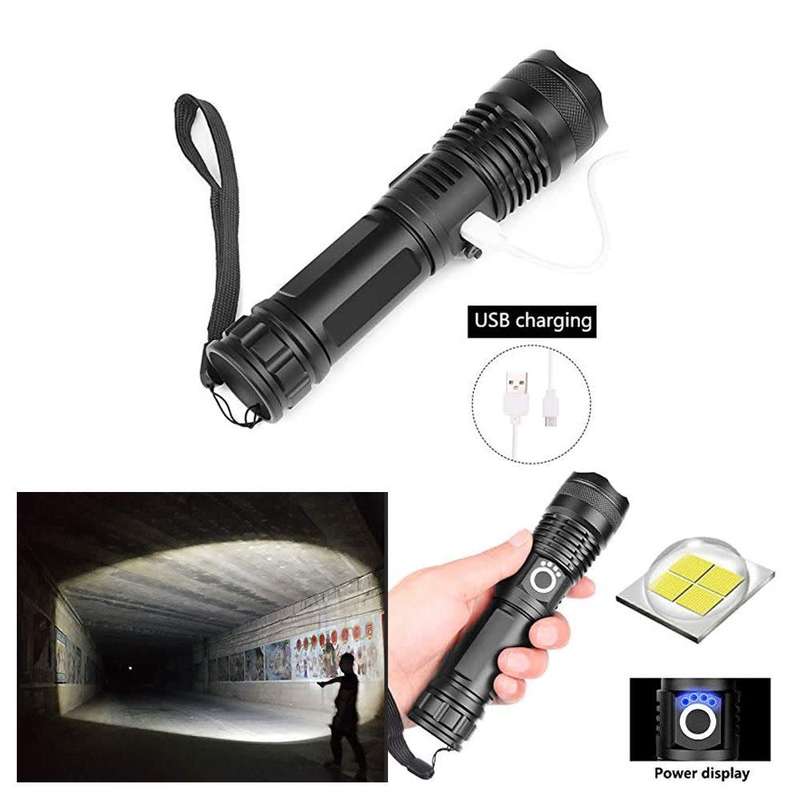 P50 Super Bright Rechargeable Torch Flashlight