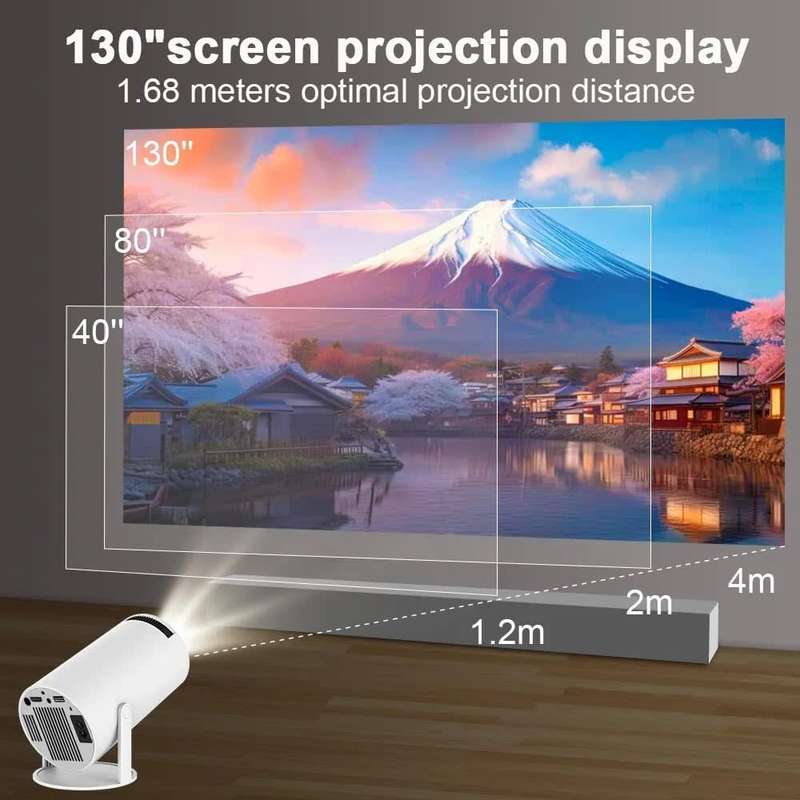 180 Degree Cylindrical Ultra HD Projector