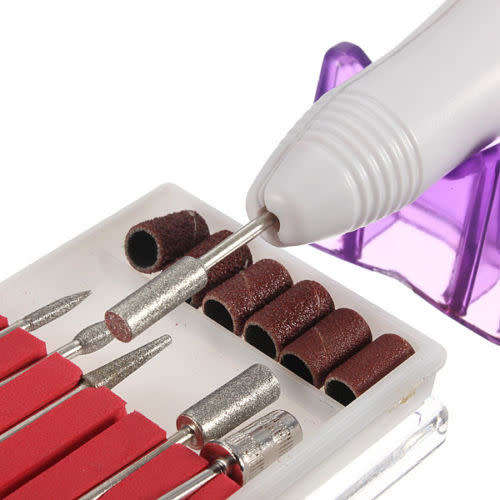 PROFESSIONAL MANICURE PEDICURE ELECTRIC DRILL FILE NAIL ART PEN MACHINE SET KIT