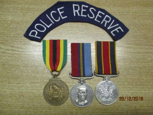 A RHODESIAN B S A Police Reserve TRIO