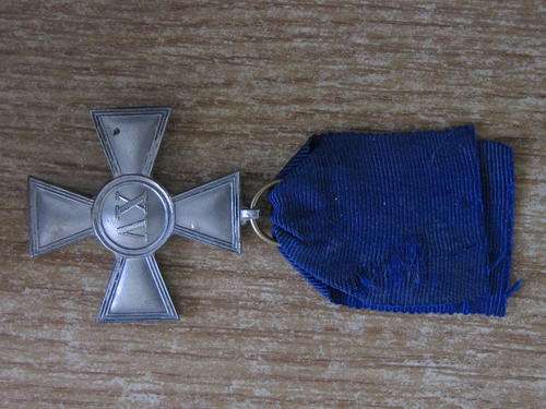 Prussian Long Service ( 15 years ) Cross