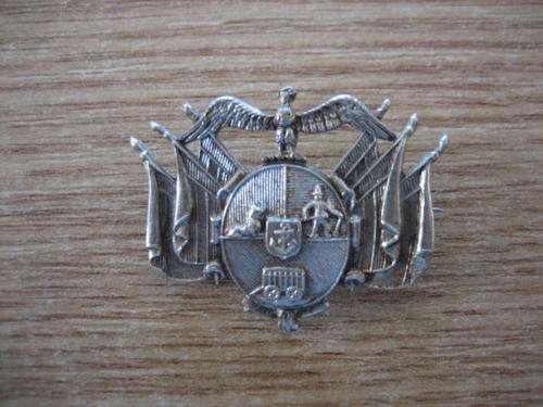 Transvaal Republic. Staats Artillery cap badge