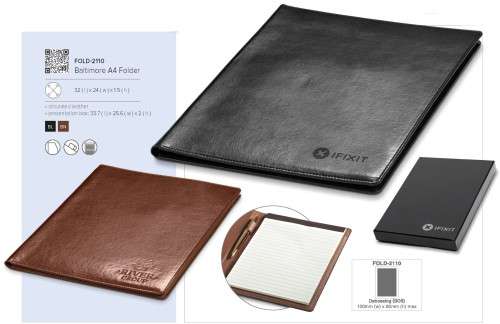 Baltimore A4 Folder - Brown (FOLD-2110)