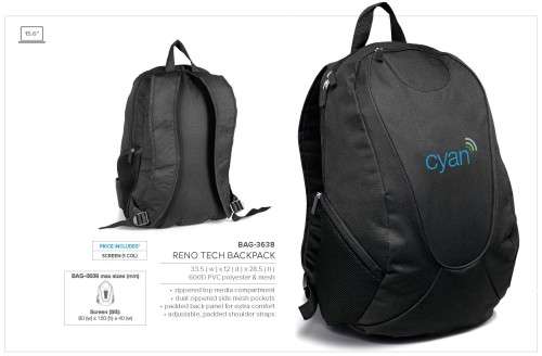 Reno Laptop Backpack (BAG-3638)