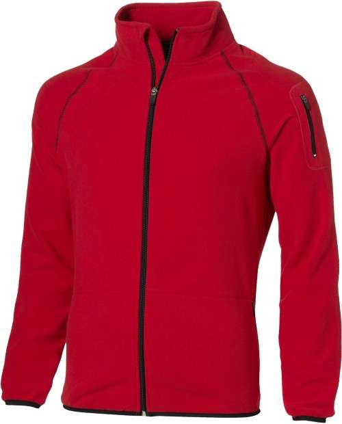 Slazenger Ignition Mens Micro Fleece Jacket - Red (SLAZ-4930)