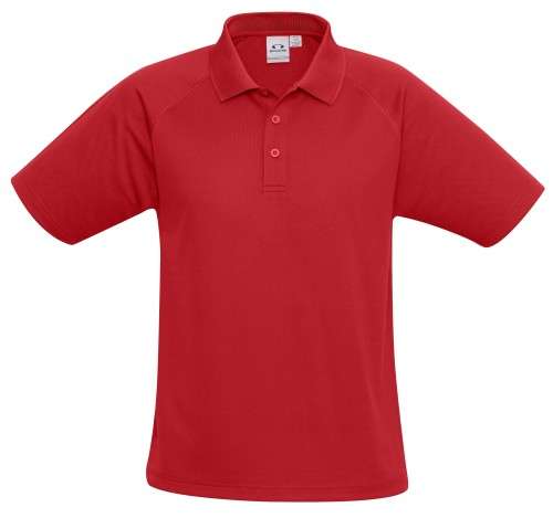 Biz Collection Mens Sprint Golf Shirt - Red (BIZ-7103)