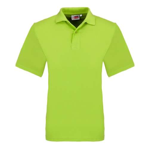 US Basic Mens Elemental Golf Shirt - Lime (BAS-7000)