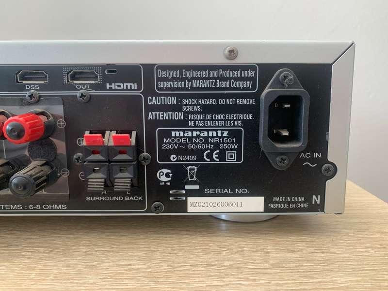 MARANTZ RECEIVER NR1501. (PLEASE READ)