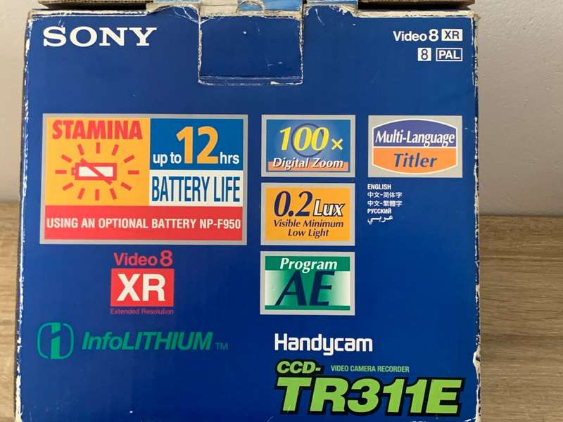 SONY HANDYCAM CCD-TR311E VIDEO 8 XR