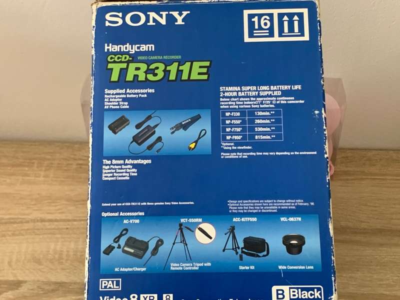 SONY HANDYCAM CCD-TR311E VIDEO 8 XR