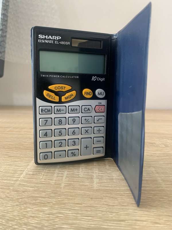 Sharp EL-480SR  handheld calculator