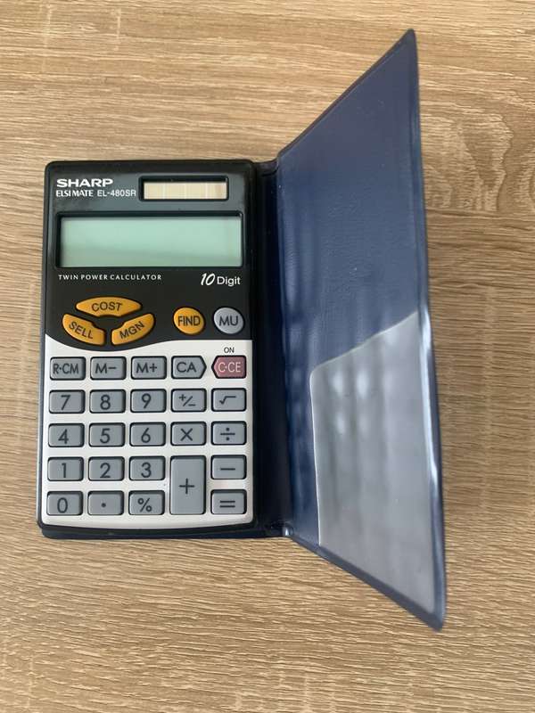 Sharp EL-480SR  handheld calculator