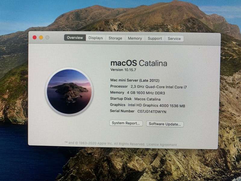 *BARGAIN BUY* MONSTER SPEC APPLE MAC MINI CORE i7, HUGE 4GB RAM, MASSIVE 2TB HDD -GRAB IT@R5999!!!!