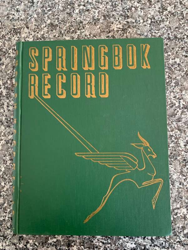 Springbok Record - Compiled And Edited By Harry Klein