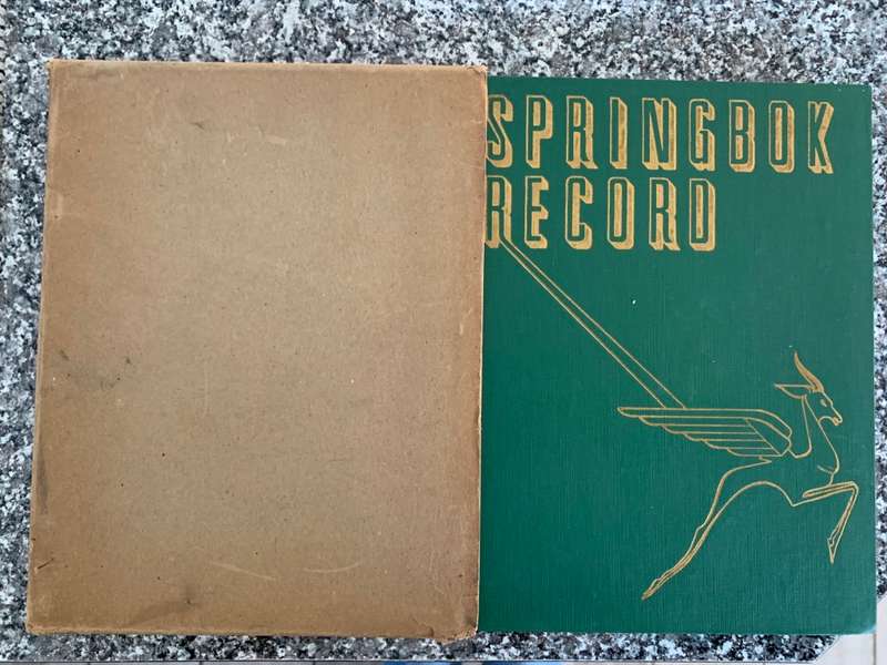 Springbok Record - Compiled And Edited By Harry Klein