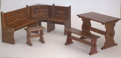1/12th scale Dollhouse Miniature - NOOK SET