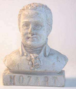 1/12th scale, Dollhouse Miniature - MOZART BUST