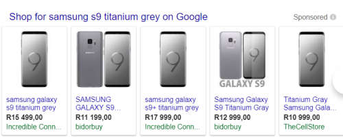 Samsung S9 Titanium Grey - Still in box