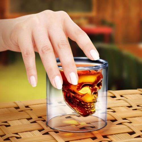DOOMED! Crystal Skull Shot Glasses - Local stock!