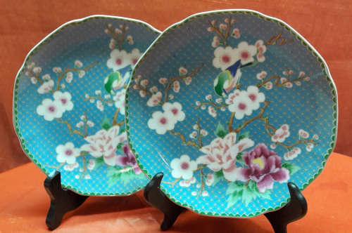 Oriental wall plates