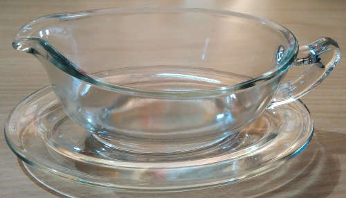 Vintage pyrex gravy boat