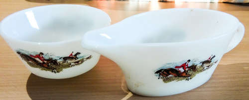 Vintage milk glass pyrex