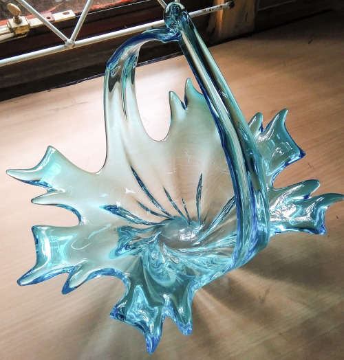 Murano style basket