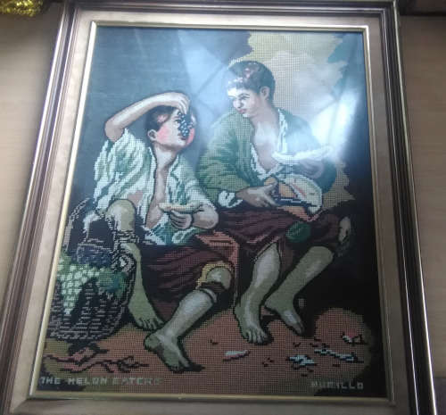 Tapestry of the melon eaters by murillo