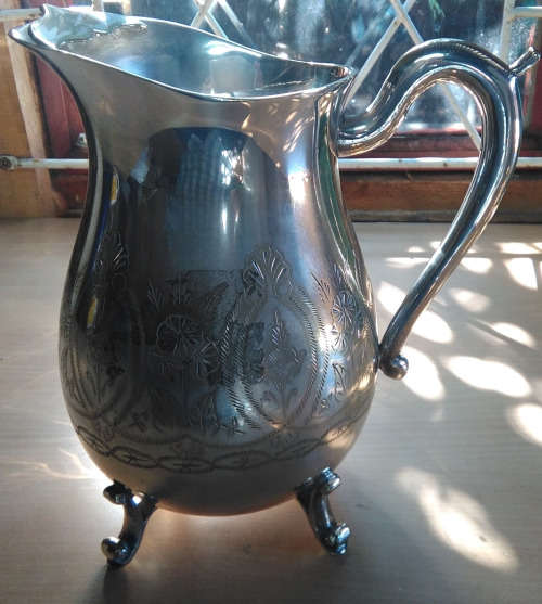 Silver plated jug